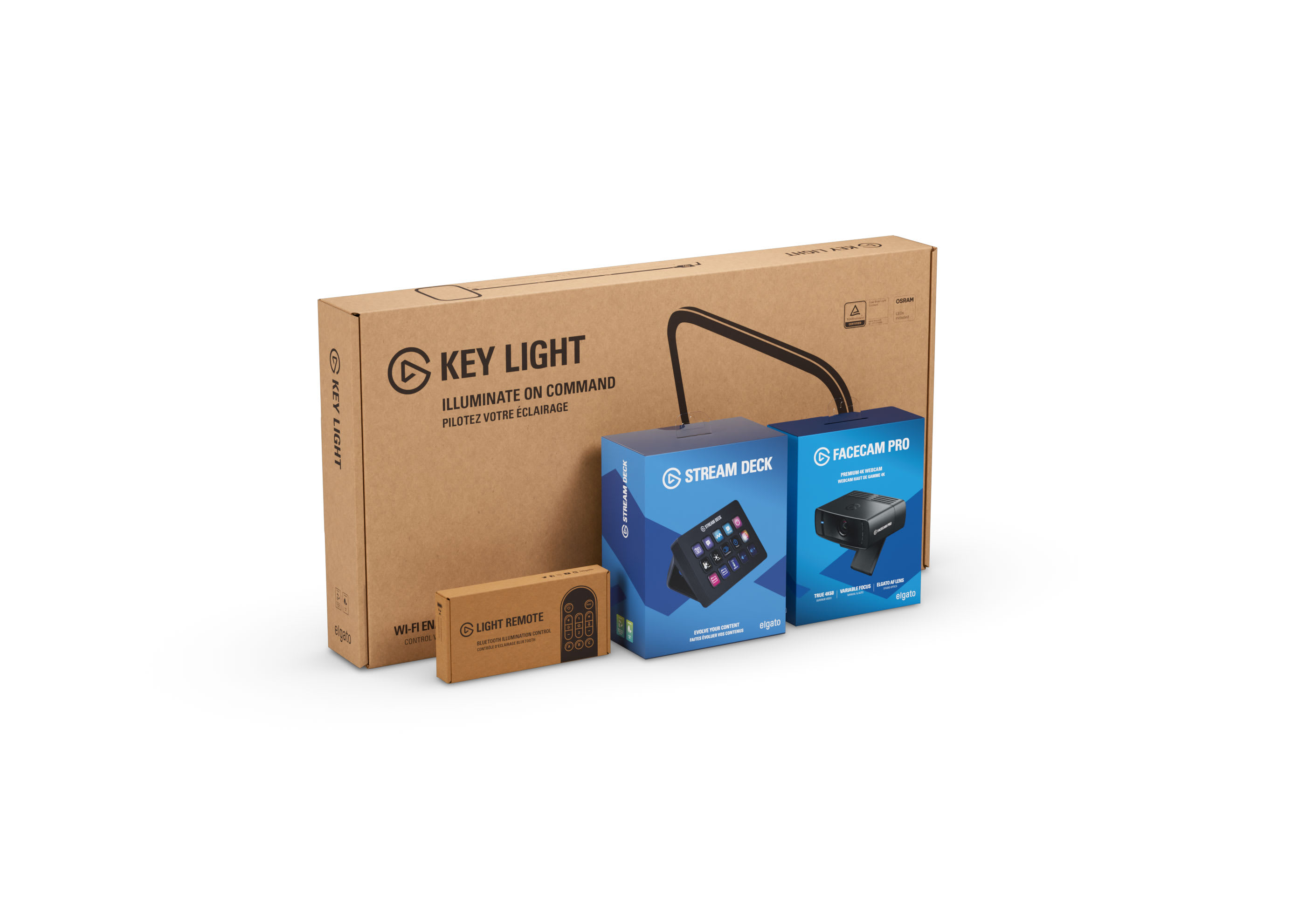 Key Light Solo Bundle - Pro Remote Control | Elgato